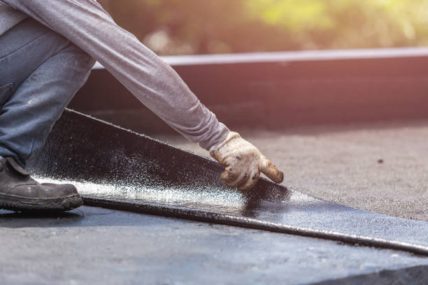 Professional Waterproofing technician working in Stoutsville, OH
